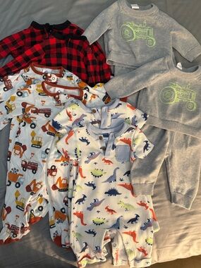 0-3 month twin baby boy clothes